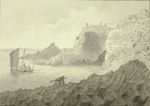 Basalt Prints: Giant's Causeway, 1772. Creator: John Cleveley the Younger