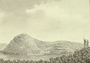 Basalt Prints: Giant's Causeway, 1772. Creator: John Cleveley the Younger