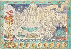 Among Gnomes And Trolls Gallery: The Giants Lair. Artist: Munthe, Gerhard (1849-1929)