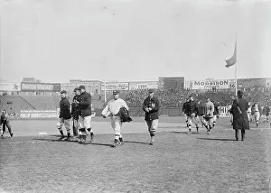 Pitch Prints: Giants walk onto field; John McGraw leads
