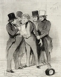 Excited Prints: Gibier qui peut être chassé en toutes les saisons, 1845. Creator: Honore Daumier