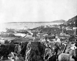 John L John Lawson Prints: Gibraltar, 1893. Artist: John L Stoddard