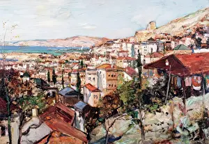 Oil On Board Prints: Gibraltar, c1880-1940. Creator: James Kay