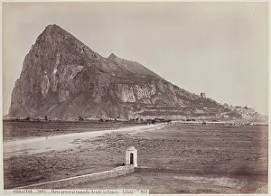 Juan Laurent Prints: Gibraltar, General View from the Boundary, between 1875 and 1900. Creator: Juan Laurent