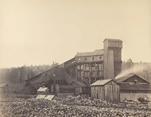 Processing Prints: Gibsons Breaker, Rushdale, Pennsylvania, 1860s. Creator: Thomas H. Johnson