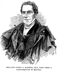 Gideon Algernon Mantell, English geologist, 1852 Gideon Algernon Mantell, English geologist, 1852