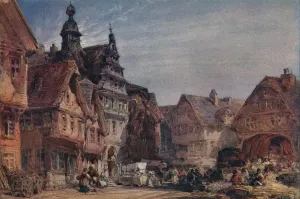 Hesse Collection: Giessen on the Lahn, c1874. Artist: William Callow