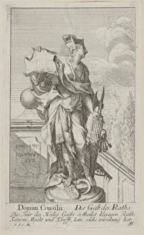 Advice Collection: The Gift of Counsel, ca. 1710-62. Creator: Johann Georg Bergmuller