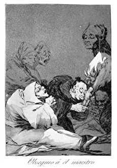 A gift for the master, 1799. Artist: Francisco Goya A gift for the master, 1799. Artist: Francisco Goya