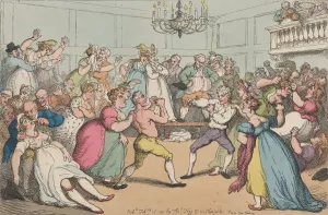 The Gig Shop or Kicking Up a Breeze at Nell Hammiltons Hop, February 16, 1811