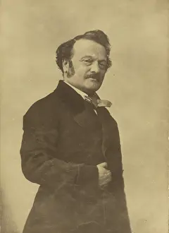Teacher Prints: Gilbert Duprez, tenor, opera, 1855-1859. Creator: Nadar