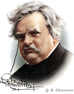 Gilbert Keith Chesterton (1874-1936), English novelist, poet and critic, 1927