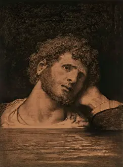 Hugo Prints: Gilliatt, 1868. Creator: Chifflart, Francois (1825-1901)