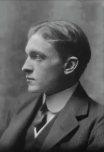 Starched Collar Prints: Gillmore, Mr. portrait photograph, 1915 June 7. Creator: Arnold Genthe