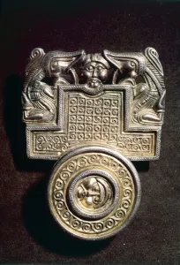 Gilt-Bronze Brooch, Germanic Iron Age, Denmark, c. 500AD