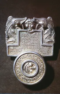 Gilt brooch, Germanic Iron Age, c500