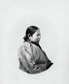 V V Lanin Prints: Gilyachka girl, 16 years old. 1865-1871. Creator: VV Lanin
