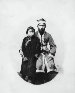 V V Lanin Prints: Gilyak, wearing a kaftan, 1865-1871. Creator: VV Lanin