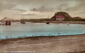 Lifeboats Prints: Gimblet Rock and Lifeboat House, Pwllheli, North Wales, 1934. Creator: Unknown
