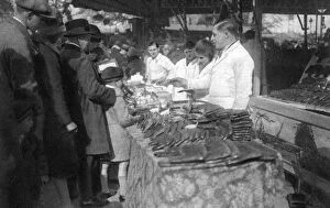 Confectionery Gallery: Gingerbread seller, Paris, 1931. Artist: Ernest Flammarion