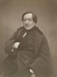 Rossini Prints: Gioacchino Rossini, March 1856. Creator: Nadar