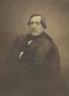 Felix Prints: Gioachino Rossini, negative 1855-1856; print 1861-1869. Creator: Nadar