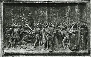 Ferrari Prints: Giordano Bruno at the stake, 1888-1889. Creator: Ferrari, Ettore (1845-1929)