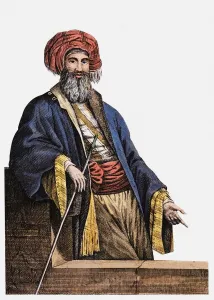 Belzoni Prints: Giovanni Battista Belzoni (1778-1823) Frontispiece from Viaggi in Egitto ed in Nubia