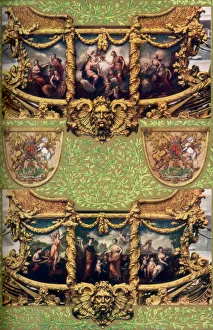 State Coach Prints: Giovanni Ciprianis painted panels on the Gold State Coach, 1762, (1937)