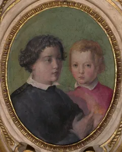 Giovanni and Garzia de Medici, 1556-1558. Artist: Vasari, Giorgio (1511-1574) Giovanni and Garzia de Medici, 1556-1558. Artist: Vasari, Giorgio (1511-1574)