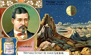 Liebig Gallery: Giovanni Virginio Schiaparelli, Italian astronomer, (c1900)