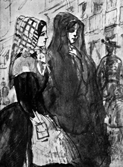Paul George Prints: Gipsies, 19th century, (1930). Artist: Constantin Guys