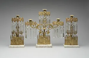 Candlesticks Prints: Girandoles, designed 1849. Creator: William F. Shaw