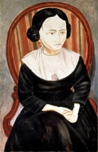 Derain Prints: Girl in Black, c1913. Creator: Andre Derain. Girl in Black, c1913. Creator: Andre Derain