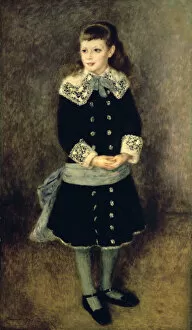 Images Dated 15th August 2005: Girl with a Blue Sash, late 19th / early 20th century. Artist: Pierre-Auguste Renoir