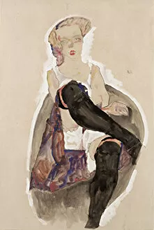 Girl with Crossed Legs, 1911