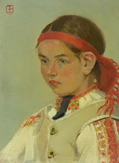 Emil Prints: Girl from Dacolom, 1902-1905. Creator: Emil Pacovsky