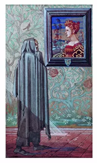 Danse Macabre Collection: The Girl and the Death, 1916. Creator: Schnug, Leo (1878-1933)