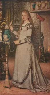 Spool Prints: Girl with a Distaff, c1873. Artist: Matthijs Maris