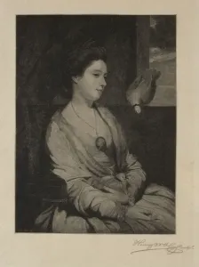 Henry Wolf Prints: Girl with Doves. Creator: Henry Wolf (American, 1852-1916)