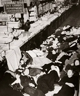 Solidarity Collection: Girl employees of Woolworths five and dime store, West Fourteenth Street, New York, USA, 1937