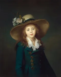 Voille Prints: Girl with a Hat