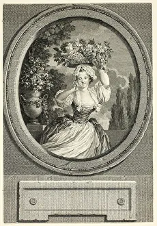 Sniffing Prints: Girl, n.d. Creator: Pietro Antonio Martini