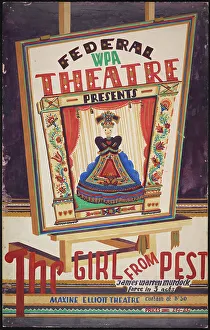 Maxine Elliotts Theatre Prints: The Girl from Pest, New York, [1930s]. Creator: Unknown