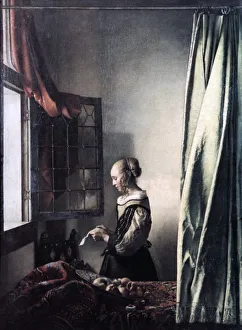 Girl Reading a Letter at an Open Window, c1657. Artist: Jan Vermeer