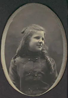 Frederic Prints: [Girl with Ringlets, Half Length], 1890s. Creator: Frederick Gutekunst