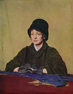 George Newnes Ltd Gallery: The Girl with the Tattered Glove, 1909, (1935). Creator: William Nicholson