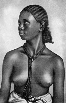Images Dated 24th November 2007: A girl of the Tigre people, Africa, 1922
