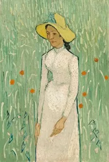 Gogh Vincent Van Gallery: Girl in White, 1890. Creator: Vincent van Gogh