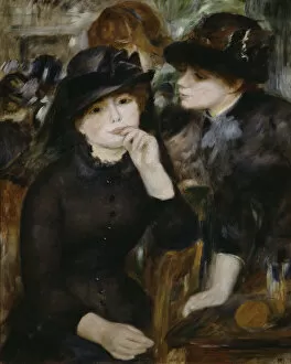 Renoir Gallery: Two Girls in Black, 1880-1882. Artist: Pierre-Auguste Renoir